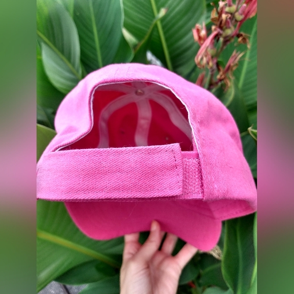 Naples Florida Pink Embroidered Hat Keys 90s Flamingo Turtle Vintage Gators - Picture 7 of 7